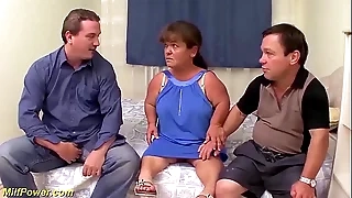 real midget couple almost a threesome thing embrace orgy