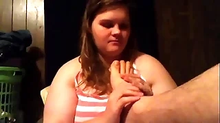Me sucking and licking limbs